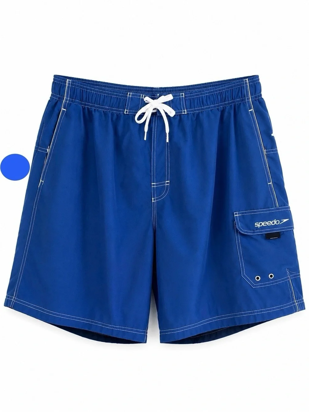 Speedo Blue Swim Trunks Board Shorts Men’s Mesh Lined Beach